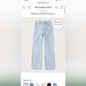 The 90s relaxed Abercrombie & Fitch jean